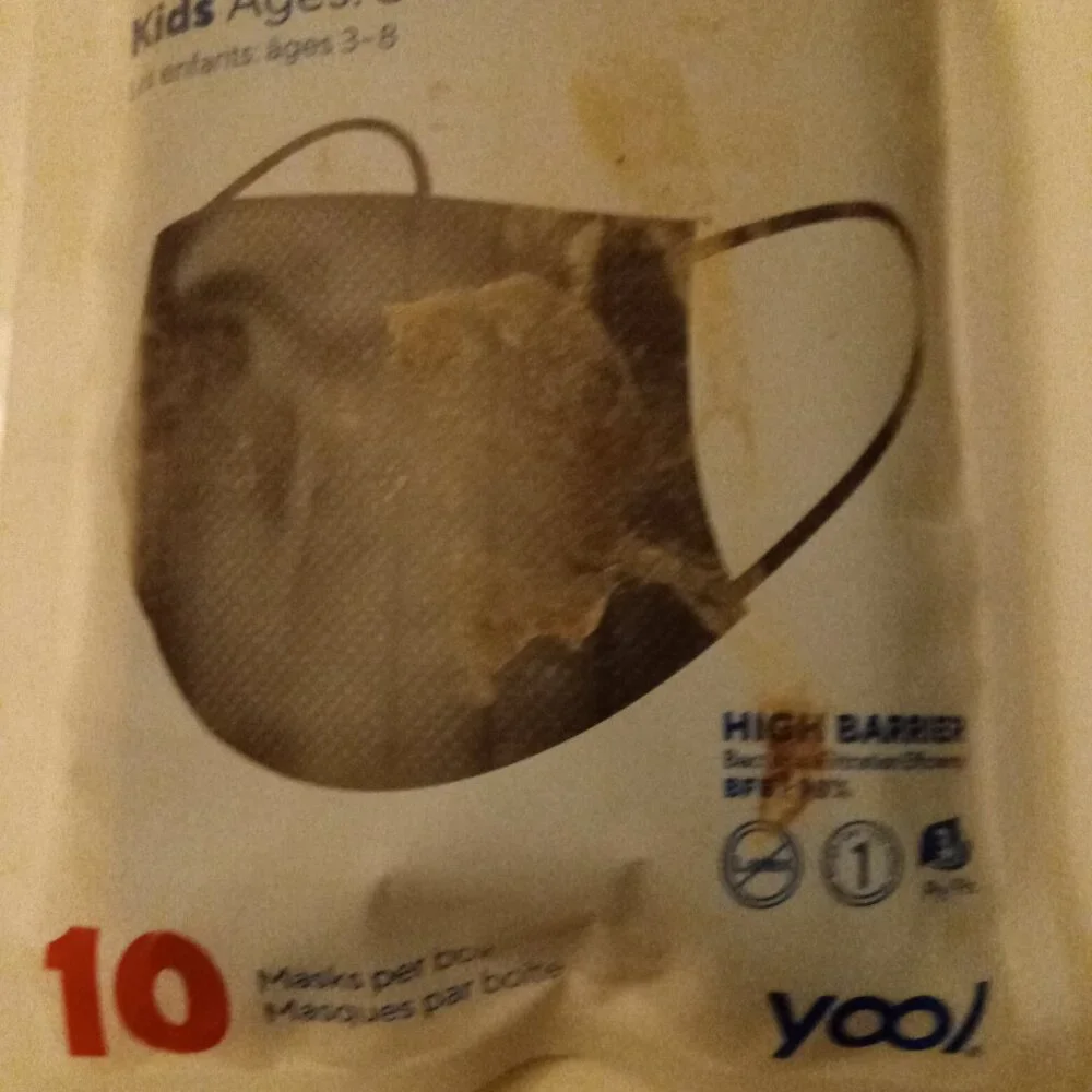 10 Earloop Protective Mask Kids Age 3 - 8
